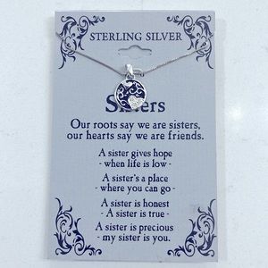 Kohl's Jewelry Sisters Sterling Silver Necklace